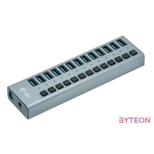 i-tec U3CHARGEHUB13 mobiltelefon töltő Beltéri Szürke