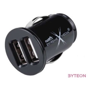 NATEC NUC-0564 mobiltelefon töltő Automatikus Fekete