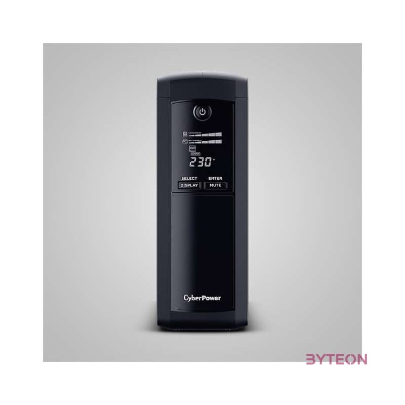 CyberPower VP1600EILCD szünetmentes tápegység (UPS) Vonal interaktív 1600 VA 960 W 8 AC kimenet(ek)
