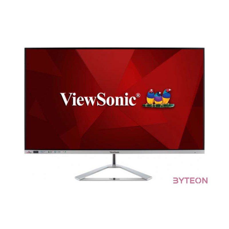Viewsonic VX Series VX3276-2K-mhd-2 81,3 cm (32) 2560 x 1440 pixelek Quad HD LED Ezüst