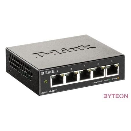 D-Link DGS-1100-05V2,E 5port Gigabit Smart