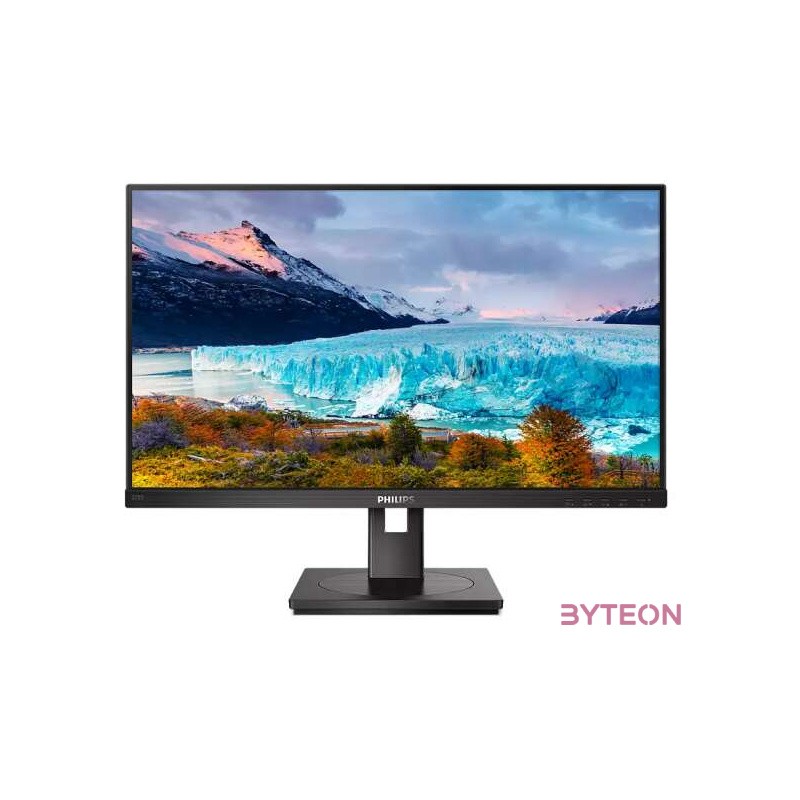 Philips S Line 275S1AE,00 LED display 68,6 cm (27) 2560 x 1440 pixelek 2K Ultra HD LCD Fekete