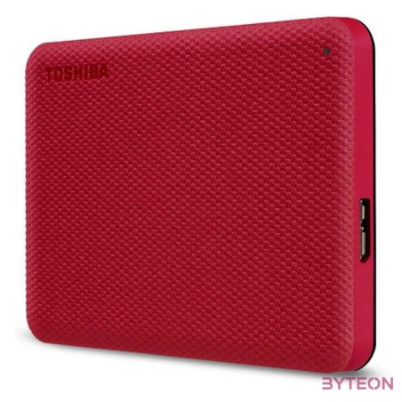 Toshiba Canvio Advance külső merevlemez 4000 GB Vörös