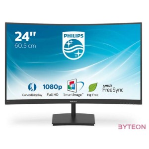 Philips E Line 241E1SC,00 LED display 59,9 cm (23.6) 1920 x 1080 pixelek Full HD Fekete