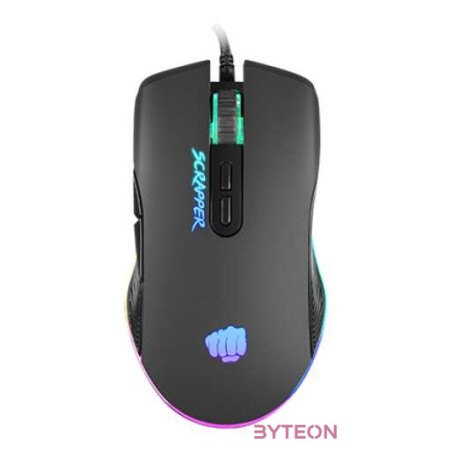 FURY Scrapper egér Kétkezes USB A típus Optikai 6400 DPI