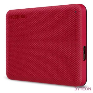 Toshiba Canvio Advance külső merevlemez 2000 GB Vörös