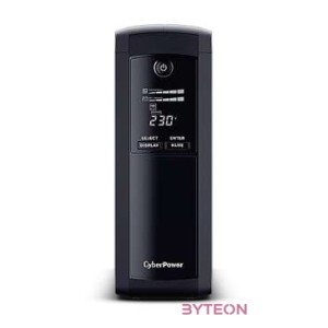 CyberPower VP1600EILCD szünetmentes tápegység (UPS) Vonal interaktív 1600 VA 960 W 8 AC kimenet(ek)