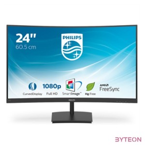 Philips E Line 241E1SC,00 LED display 59,9 cm (23.6) 1920 x 1080 pixelek Full HD Fekete