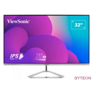 Viewsonic VX Series VX3276-MHD-3 számítógép monitor 81,3 cm (32) 1920 x 1080 pixelek Full HD LED Ezüst