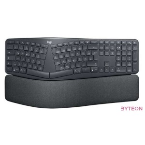 Logitech Ergo K860 billentyűzet RF vezeték nélküli  Bluetooth Nemzetközi amerikai Fekete