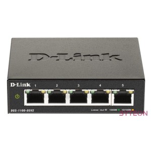 D-Link DGS-1100-05V2,E 5port Gigabit Smart