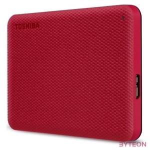 Toshiba Canvio Advance külső merevlemez 4000 GB Vörös