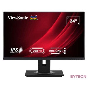 Viewsonic VG Series VG2456 LED display 60,5 cm (23.8) 1920 x 1080 pixelek Full HD Fekete