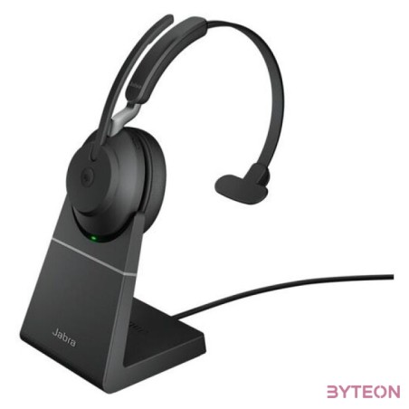 Jabra Evolve2 65, UC Mono Headset Fejpánt USB A típus Bluetooth Fekete