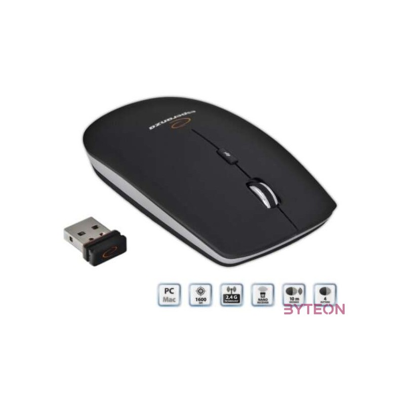 Esperanza EM120K egér Vezeték nélküli RF Optikai 1600 DPI