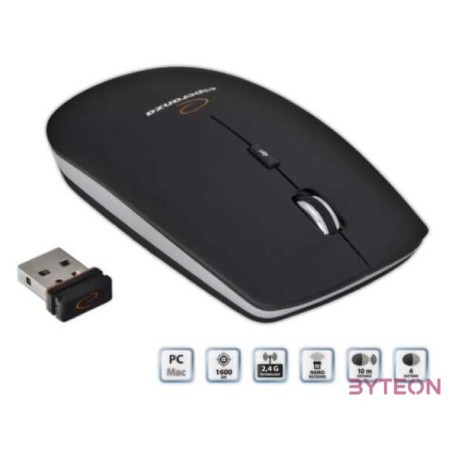 Esperanza EM120K egér Vezeték nélküli RF Optikai 1600 DPI