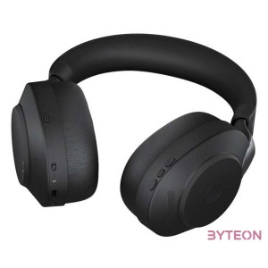 Jabra Evolve2 85, UC Stereo Headset Fejpánt 3,5 mm-es csatlakozó USB C-típus Bluetooth Fekete