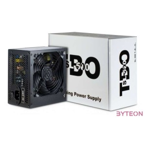 Inter-Tech SL-500 TBO tápegység 500 W 204 pin ATX ATX Fekete