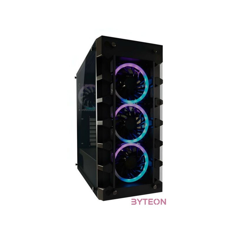 LC-Power Gaming 709B - SolarSystemX Midi Tower Fekete