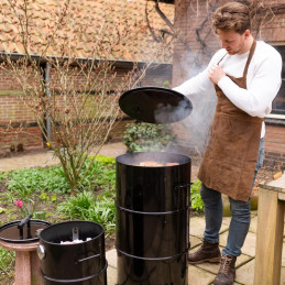 BBQ zsebes bőrkötény