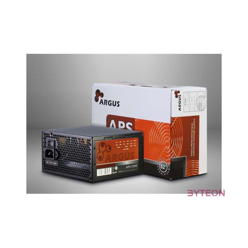 Inter-Tech Argus APS tápegység 720 W 204 pin ATX ATX Fekete