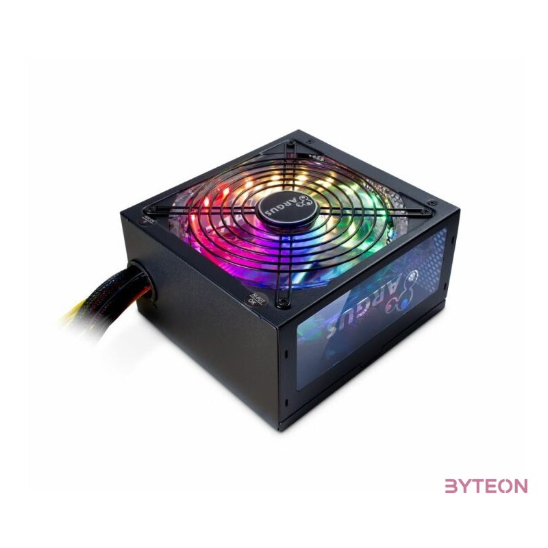 Inter-Tech Argus RGB-500W II tápegység 204 pin ATX Fekete
