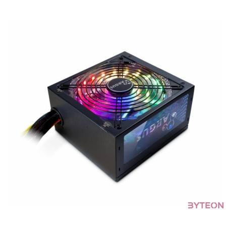 Inter-Tech Argus RGB-500W II tápegység 204 pin ATX Fekete