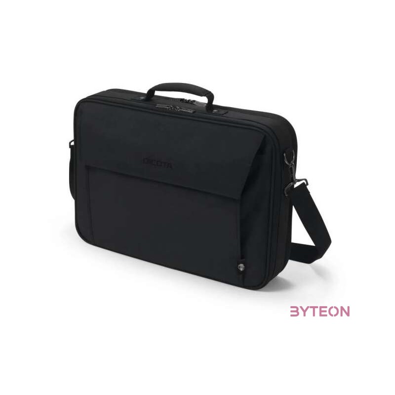 Dicota Eco Multi Plus BASE notebook táska 39,6 cm (15.6) Aktatáska Fekete