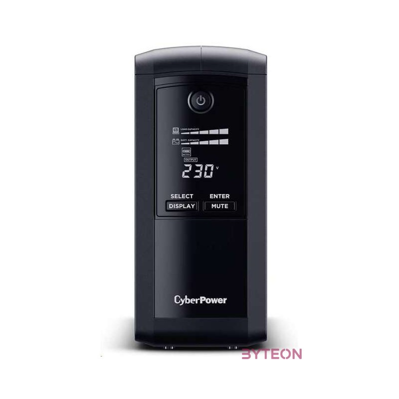 CyberPower VP700EILCD szünetmentes tápegység (UPS) Vonal interaktív 700 VA 390 W 6 AC kimenet(ek)