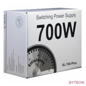 Inter-Tech SL-700 Plus tápegység 700 W 204 pin ATX ATX Ezüst