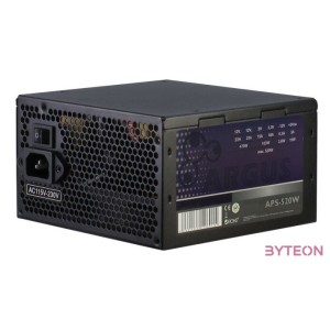 Inter-Tech Argus APS tápegység 520 W 204 pin ATX ATX Fekete
