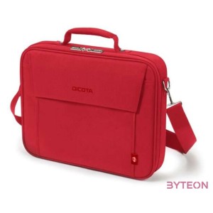 Dicota Eco Multi BASE notebook táska 39,6 cm (15.6) Aktatáska Vörös