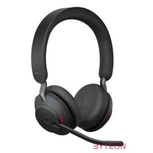 Jabra Evolve2 65, MS Stereo Headset Fejpánt USB A típus Bluetooth Fekete