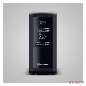 CyberPower VP700EILCD szünetmentes tápegység (UPS) Vonal interaktív 700 VA 390 W 6 AC kimenet(ek)