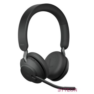 Jabra Evolve2 65, UC Stereo Headset Fejpánt USB A típus Bluetooth Fekete