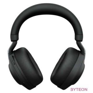 Jabra Evolve2 85, MS Stereo Headset Fejpánt 3,5 mm-es csatlakozó USB C-típus Bluetooth Fekete