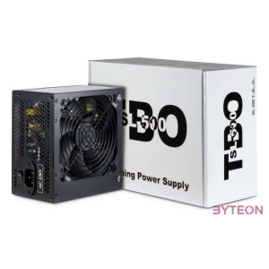 Inter-Tech SL-500 TBO tápegység 500 W 204 pin ATX ATX Fekete