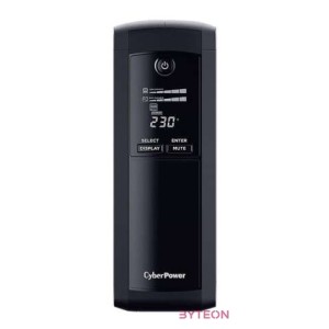 CyberPower VP1200EILCD szünetmentes tápegység (UPS) Vonal interaktív 1200 VA 720 W 8 AC kimenet(ek)