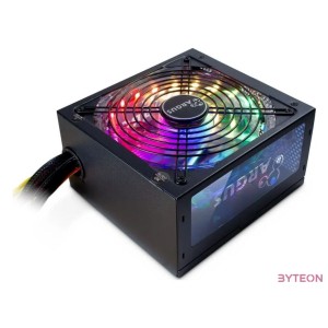 Inter-Tech Argus RGB-500W II tápegység 204 pin ATX Fekete
