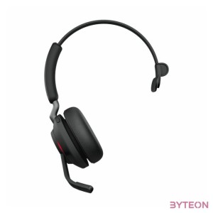 Jabra Evolve2 65, MS Mono Headset Fejpánt USB A típus Bluetooth Fekete