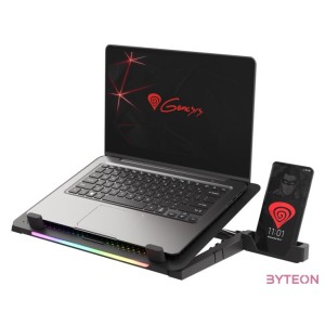 GENESIS Oxid 450 notebook hűtőpad 39,6 cm (15.6) 2400 RPM Fekete