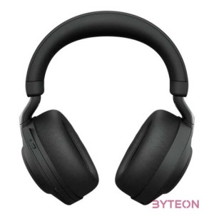 Jabra Evolve2 85, MS Stereo Headset Fejpánt 3,5 mm-es csatlakozó USB C-típus Bluetooth Fekete