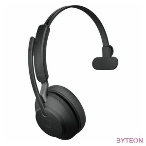 Jabra Evolve2 65, UC Mono Headset Fejpánt USB A típus Bluetooth Fekete