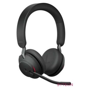 Jabra Evolve2 65, MS Stereo Headset Fejpánt USB A típus Bluetooth Fekete