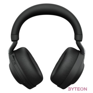 Jabra Evolve2 85, UC Stereo Headset Fejpánt 3,5 mm-es csatlakozó USB C-típus Bluetooth Fekete