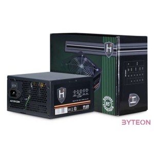 Inter-Tech HIPOWER SP-650 tápegység 650 W 204 pin ATX ATX Fekete