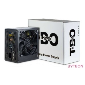 Inter-Tech SL-500 TBO tápegység 500 W 204 pin ATX ATX Fekete