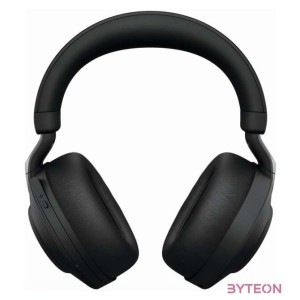 Jabra Evolve2 85, UC Stereo Headset Fejpánt 3,5 mm-es csatlakozó USB C-típus Bluetooth Fekete