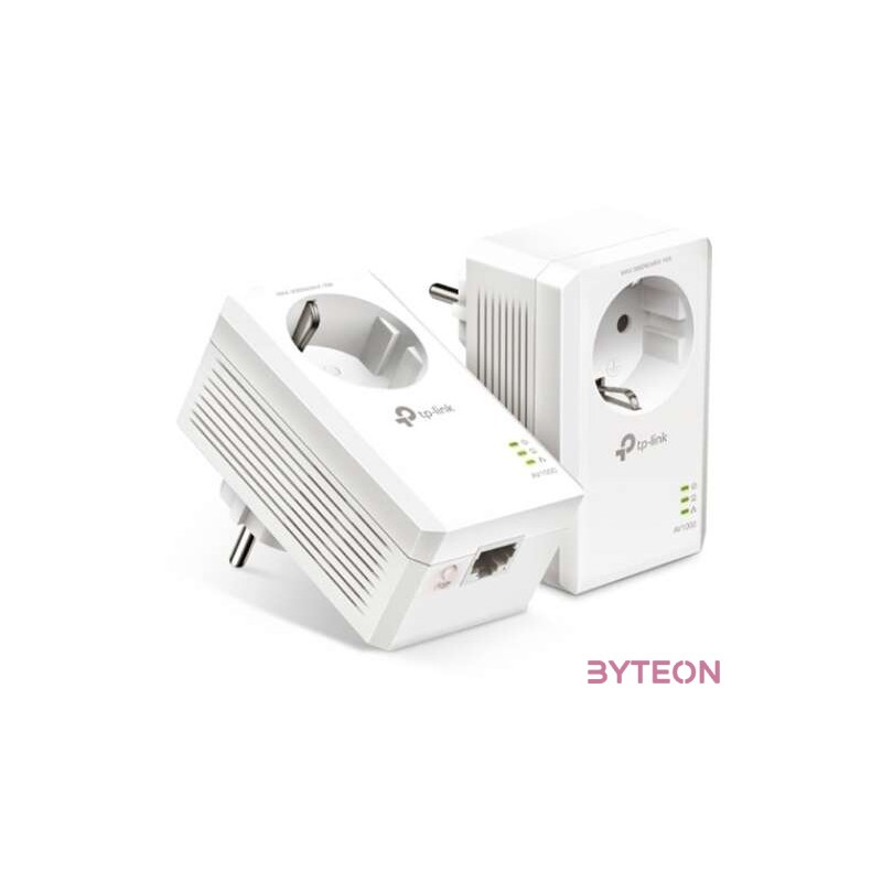 TP-LINK TL-PA7017P KIT PowerLine adapter 1000 Mbit,s Ethernet,LAN csatlakozás Fehér 2 dB