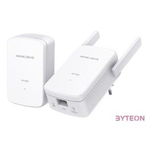Mercusys MP510 KIT PowerLine adapter 1000 Mbit,s Ethernet,LAN csatlakozás Wi-Fi Fehér